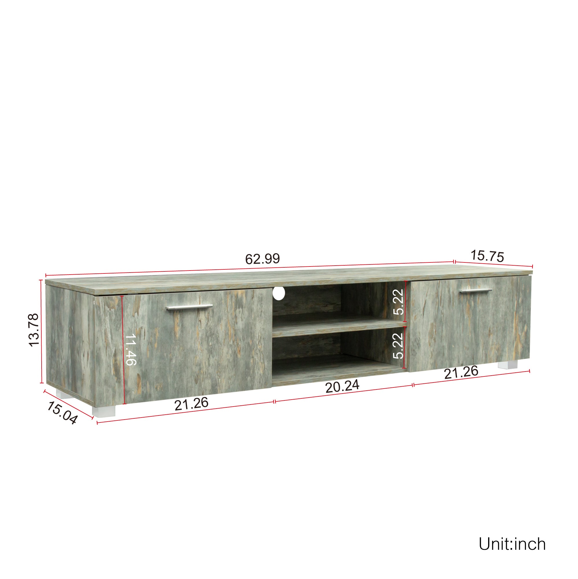 Modern Living Room Furniture TV Stand - Grey
