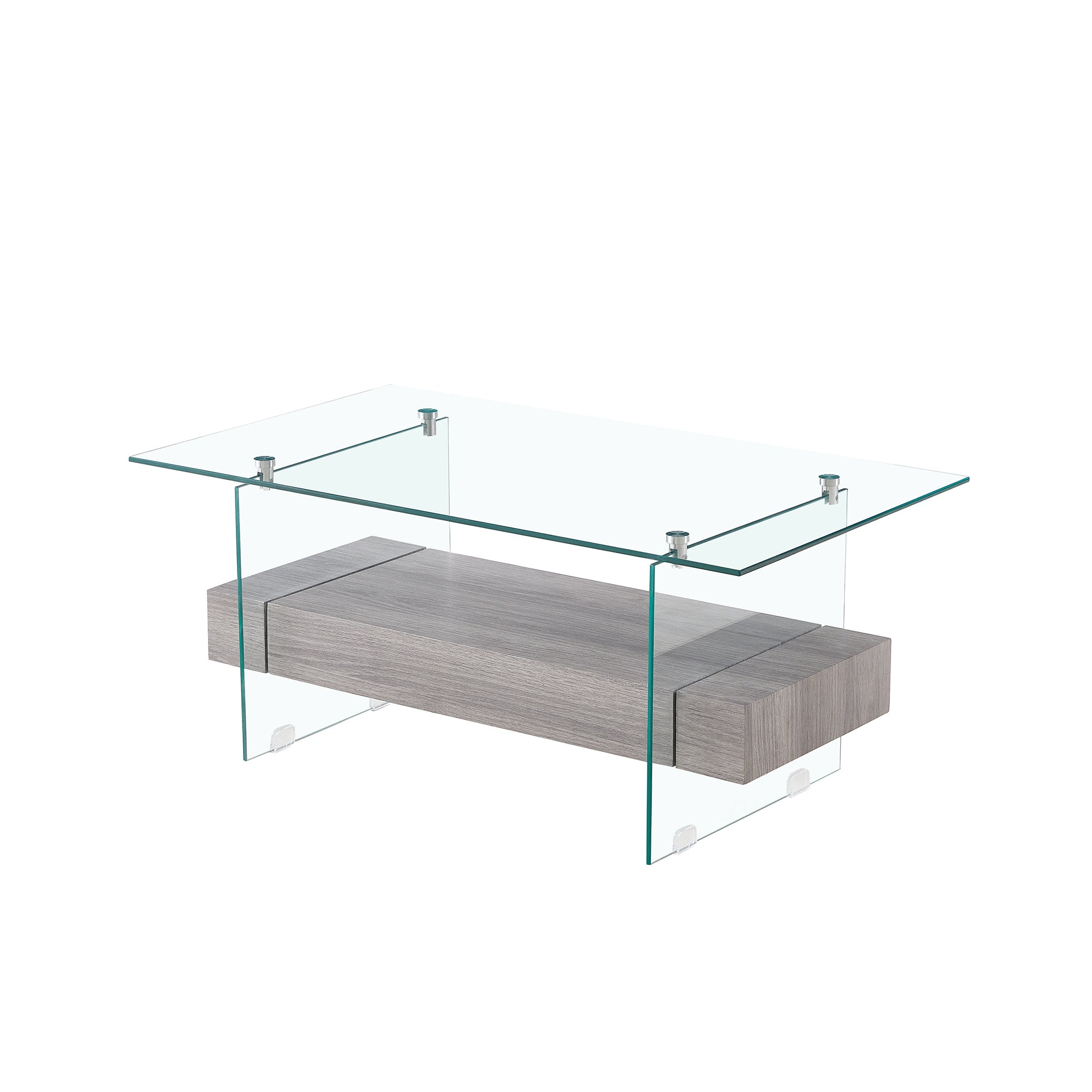 Small glass coffee table