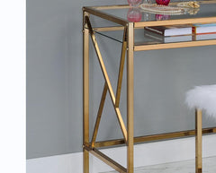 Champagne Vanity w/ Stool