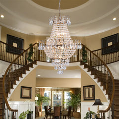 Royal Contemporary Gold Crystal Chandelier - Gold