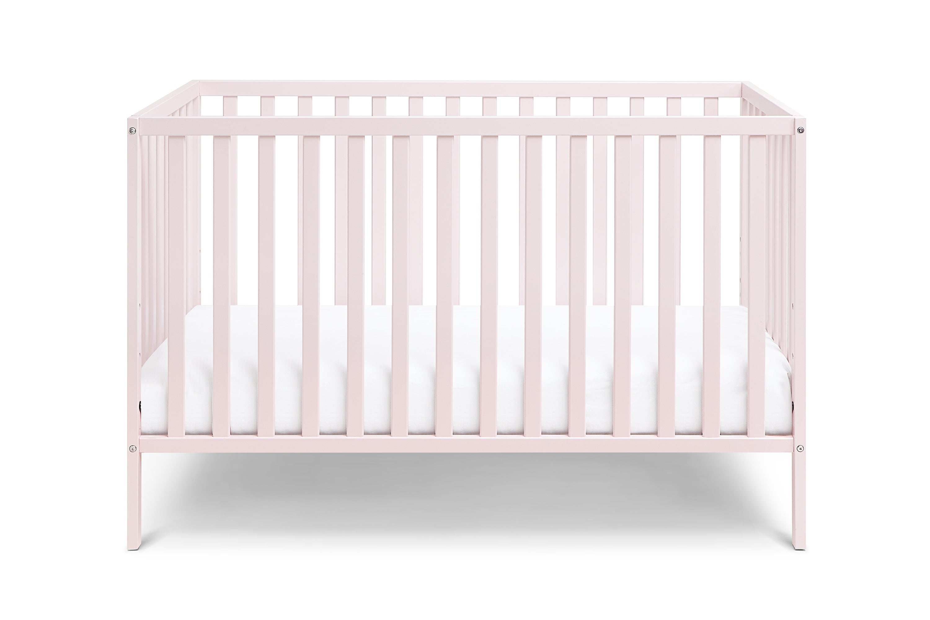 Pastel Pink 3-in-1 Convertible Island Crib