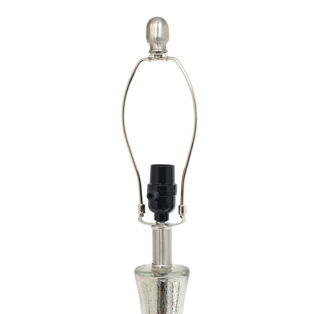 Mercury Vase Table Lamp with White Fabric Shade
