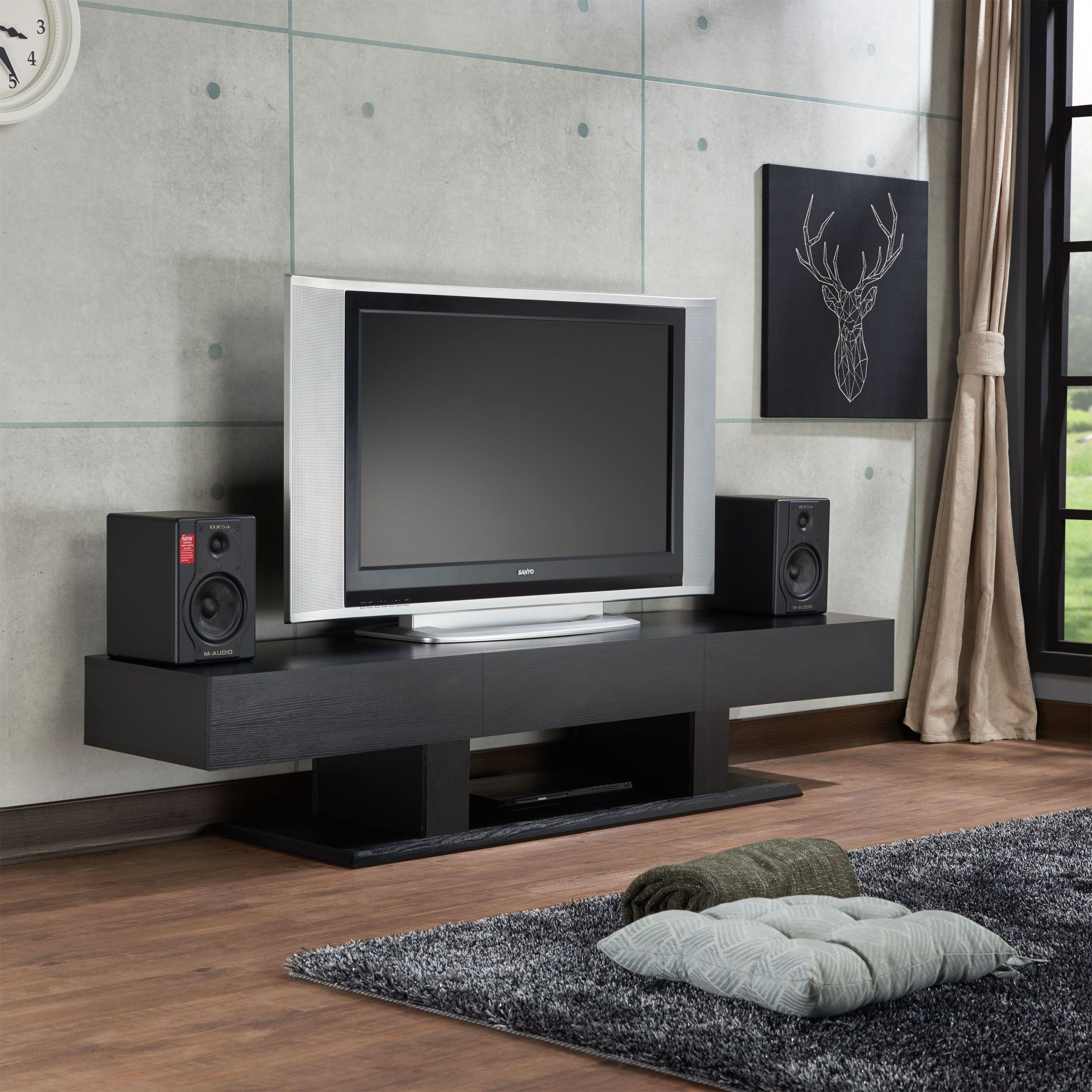 Black Contemporary TV Stand