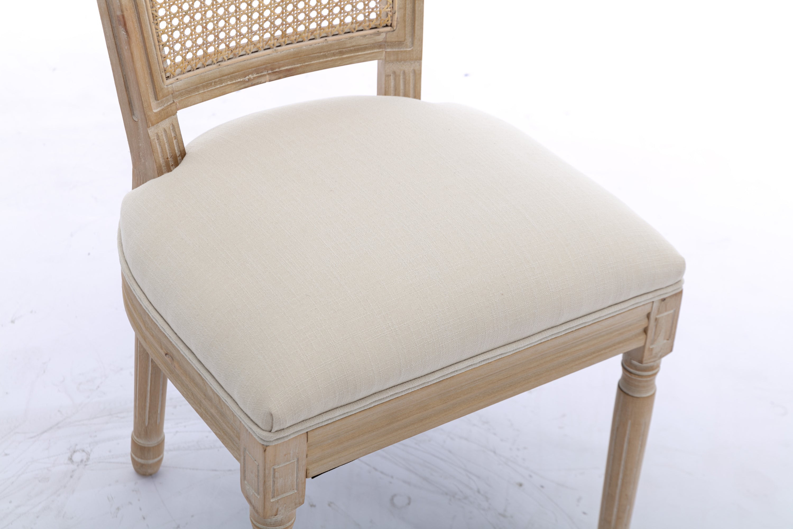 French Style Antique Linen (Set of 2) - Cream