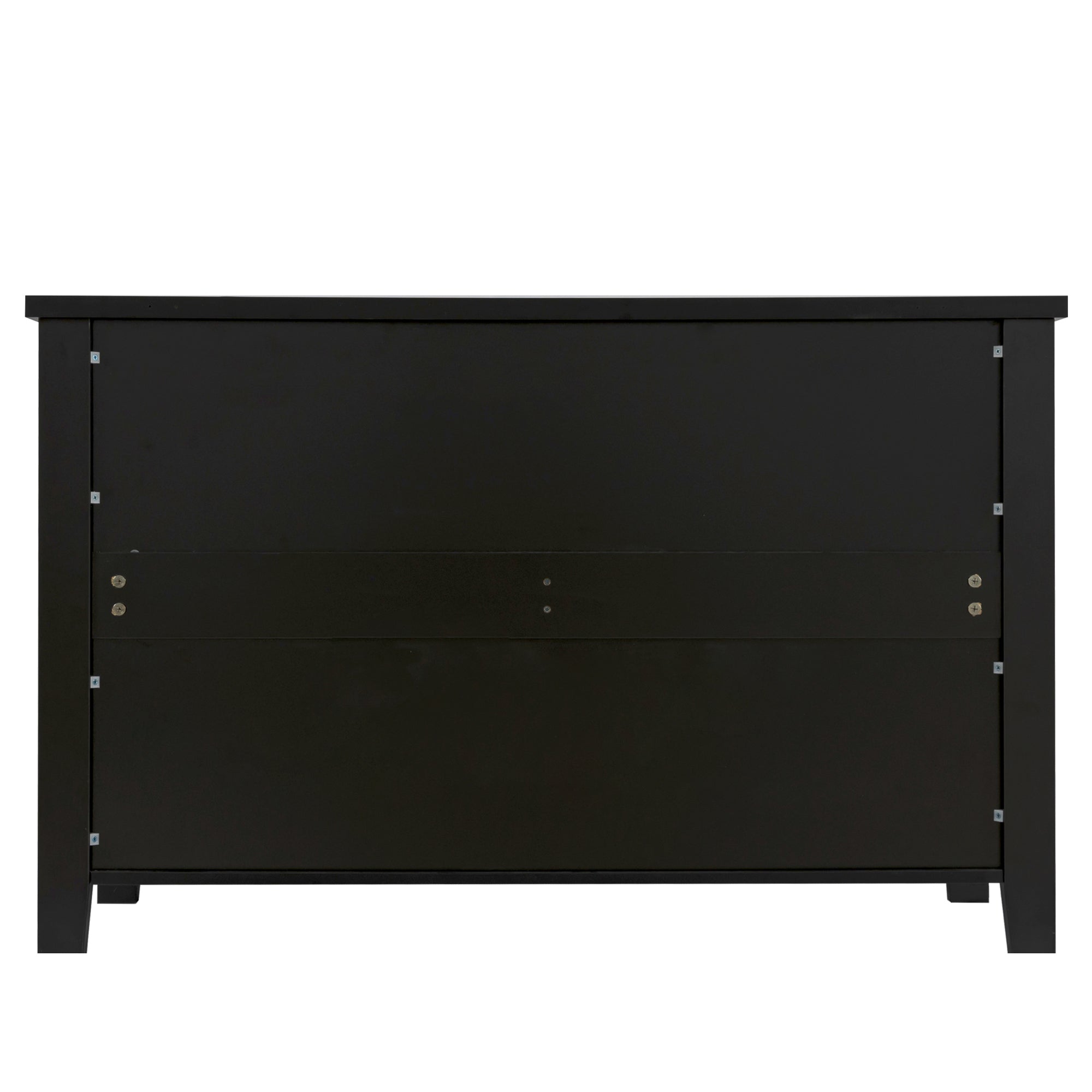 Retro Classic Style 6 Drawer - Black