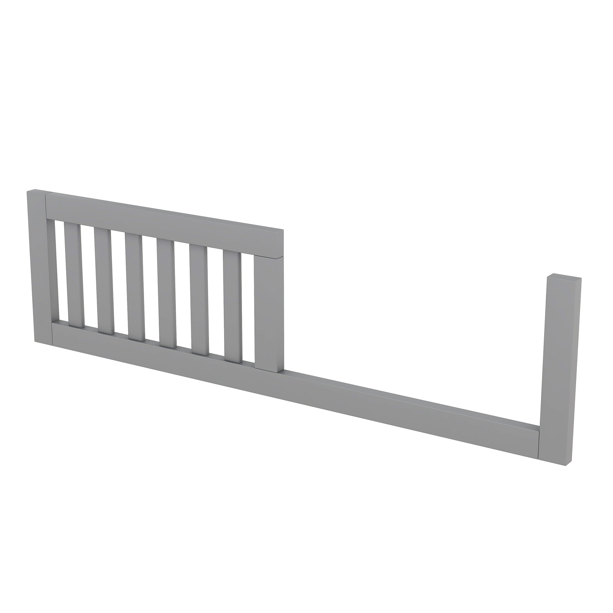 Convertible Crib/Full Size Bed with Changing Table - Gray