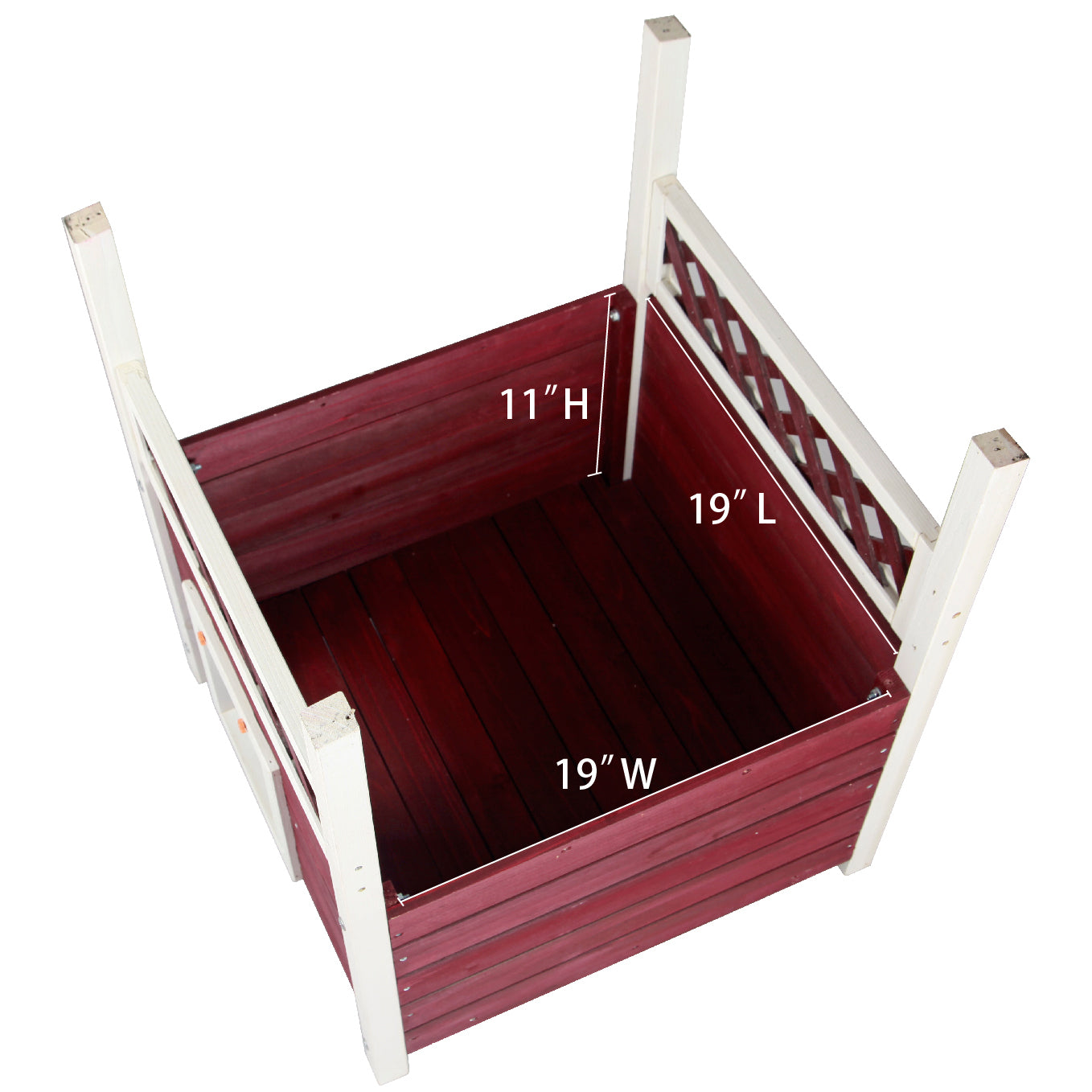 Cat House for Outdoor Weatherproof with Scratching Pad and Escape Door