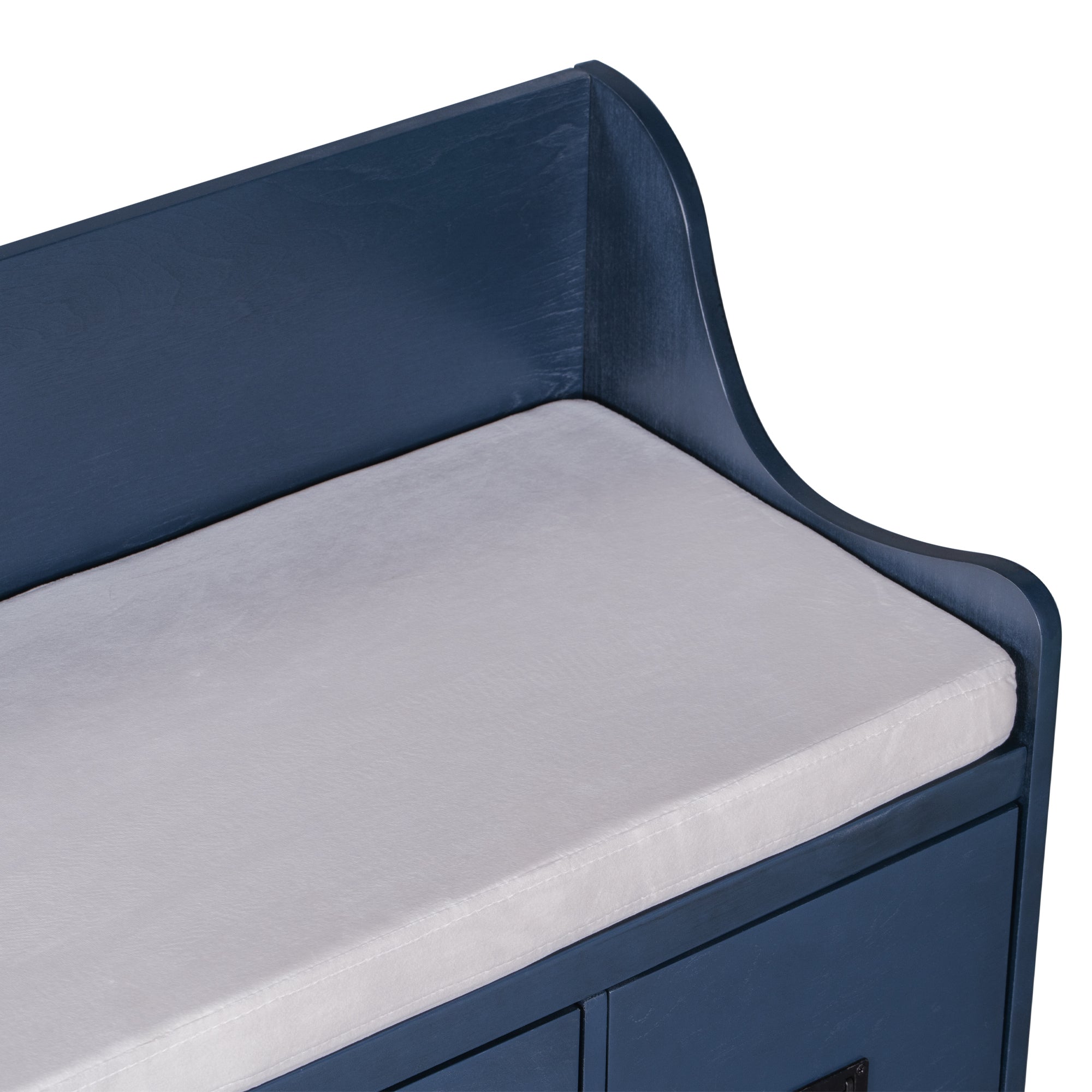 Movable Cushion Storage Bench