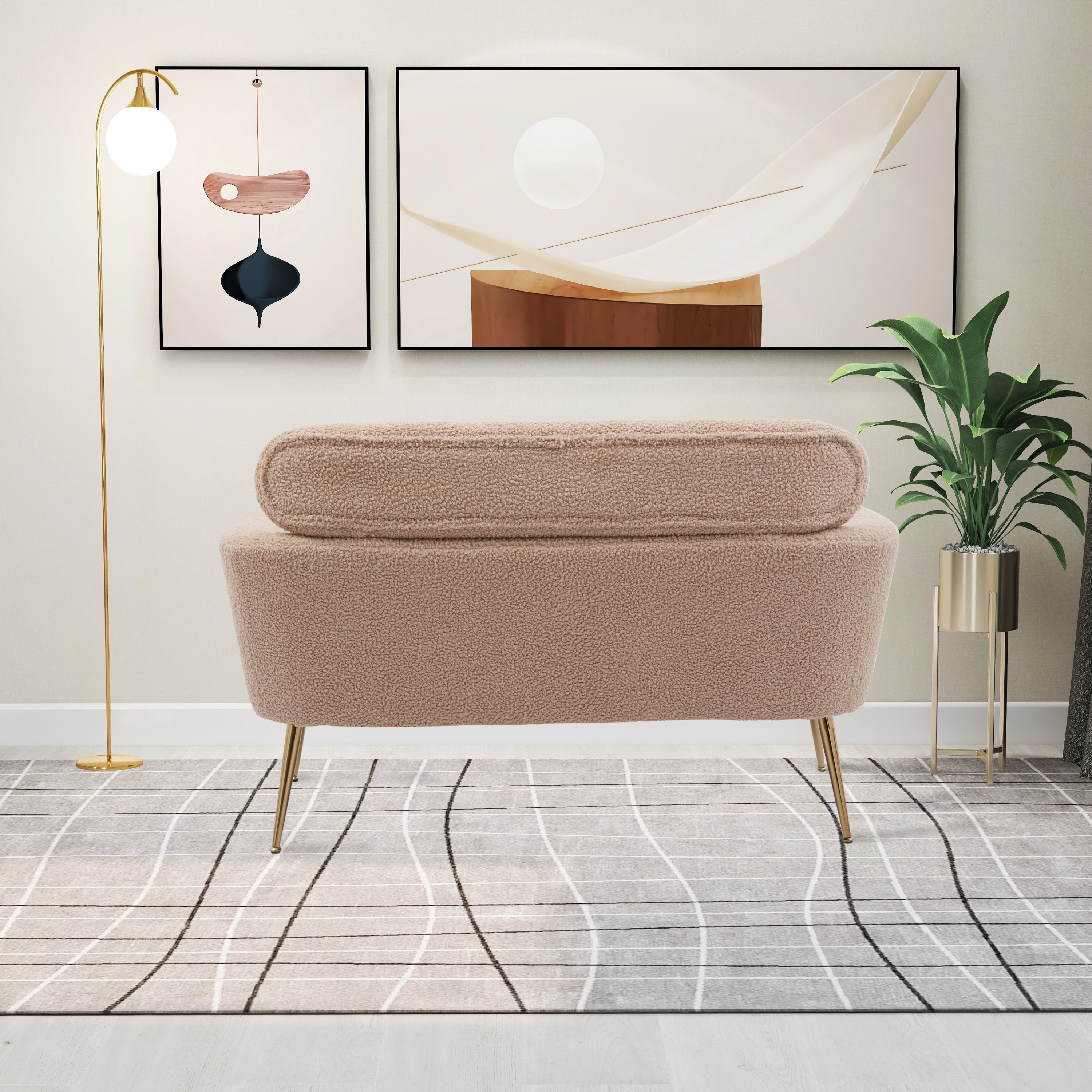 Metal Leg Sofa