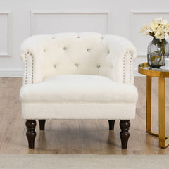 Modern Chesterfield Tufted Accent Chair