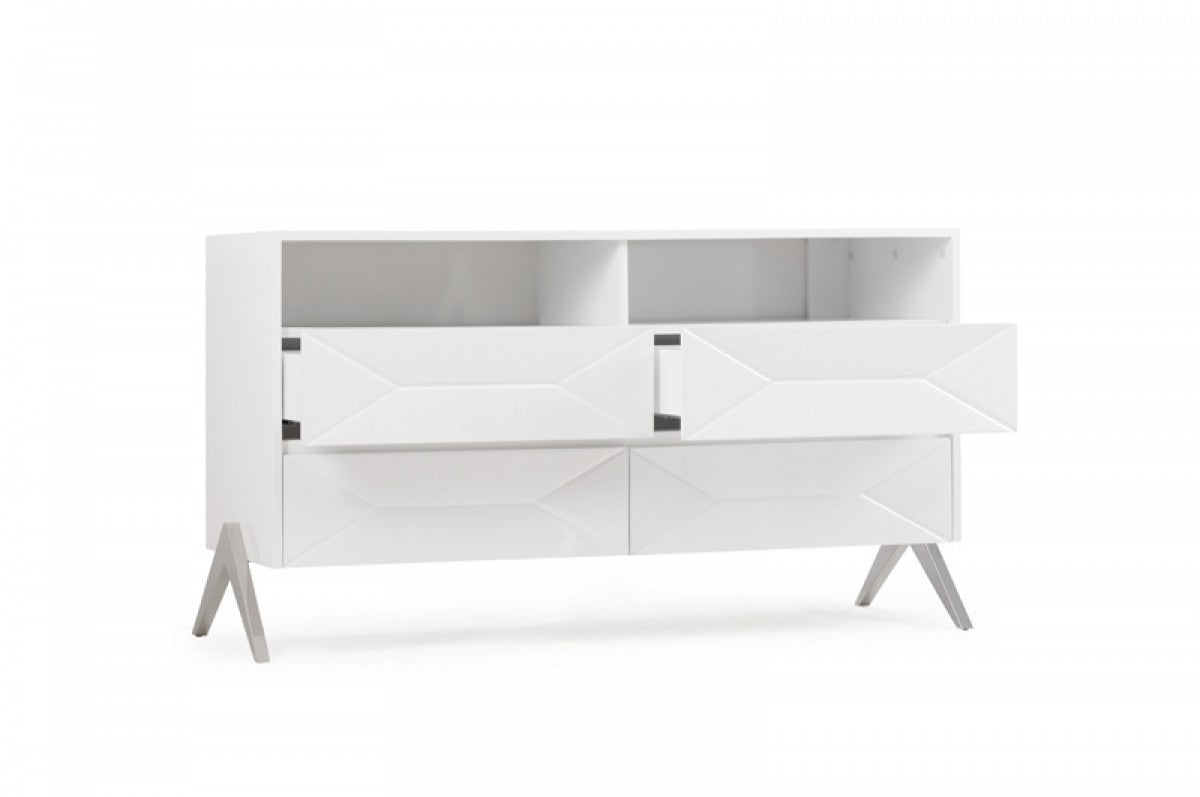 Candid Modern White Dresser