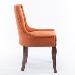 Ultra Side Dining Chai (Set of 2) - Orange