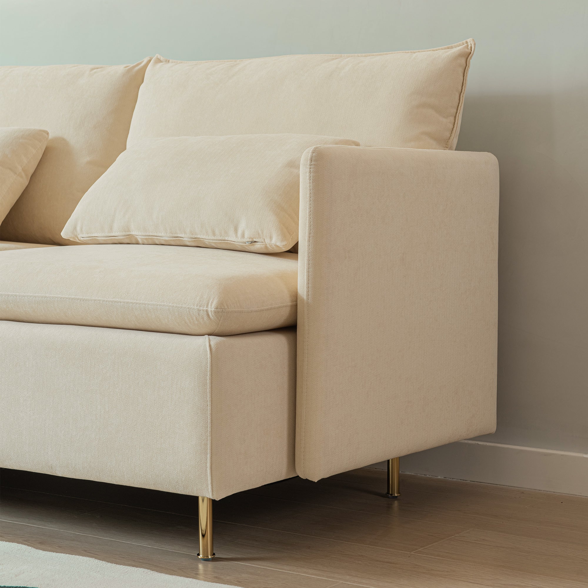 Modular L-shaped Corner sofa, Left Hand Facing Sectional Couch