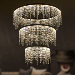 Luxury Modern Pendant Light Crystal Chandelier