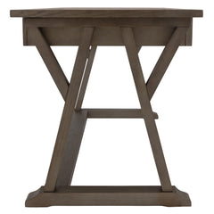 Rustic 60" Casual Home Office Desk - Brown Gray