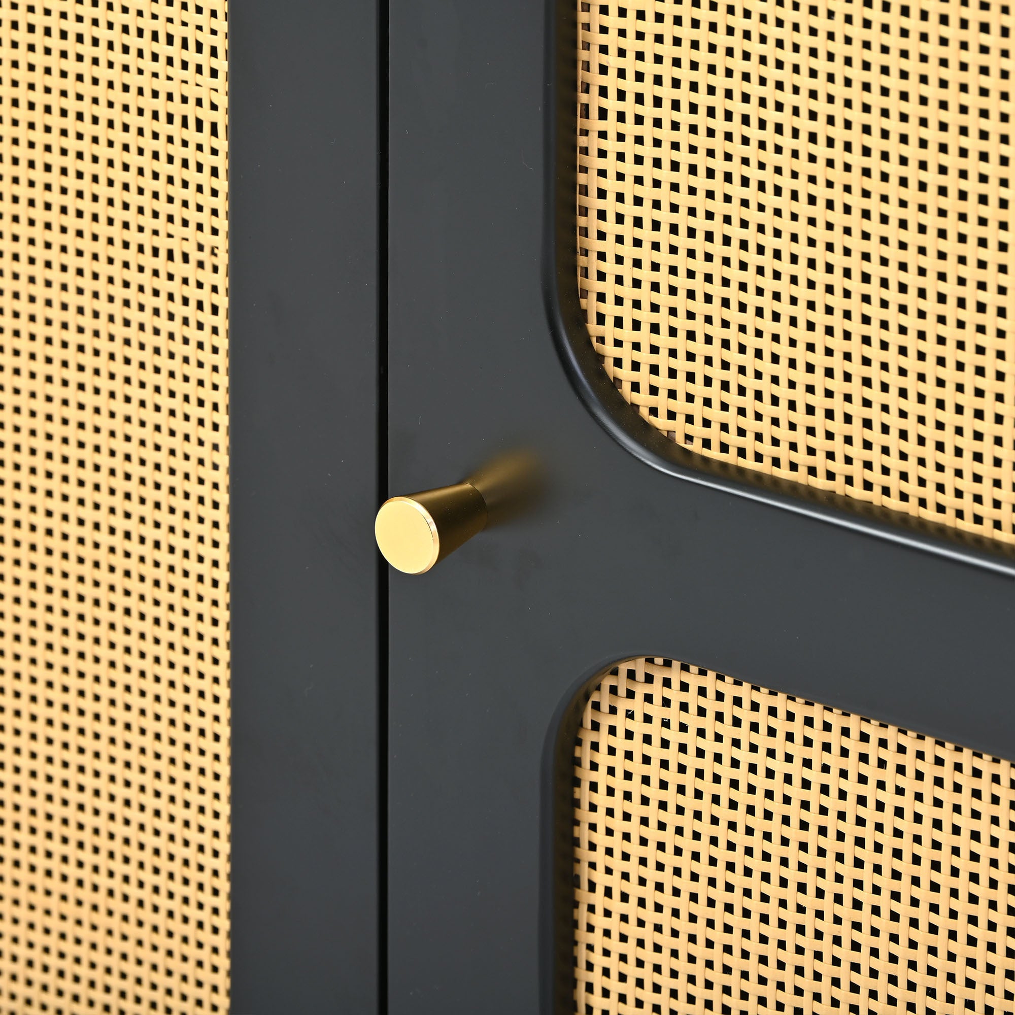 70-inch TV Console with Gold Base