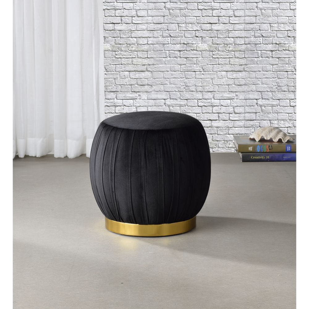 Black Ottoman