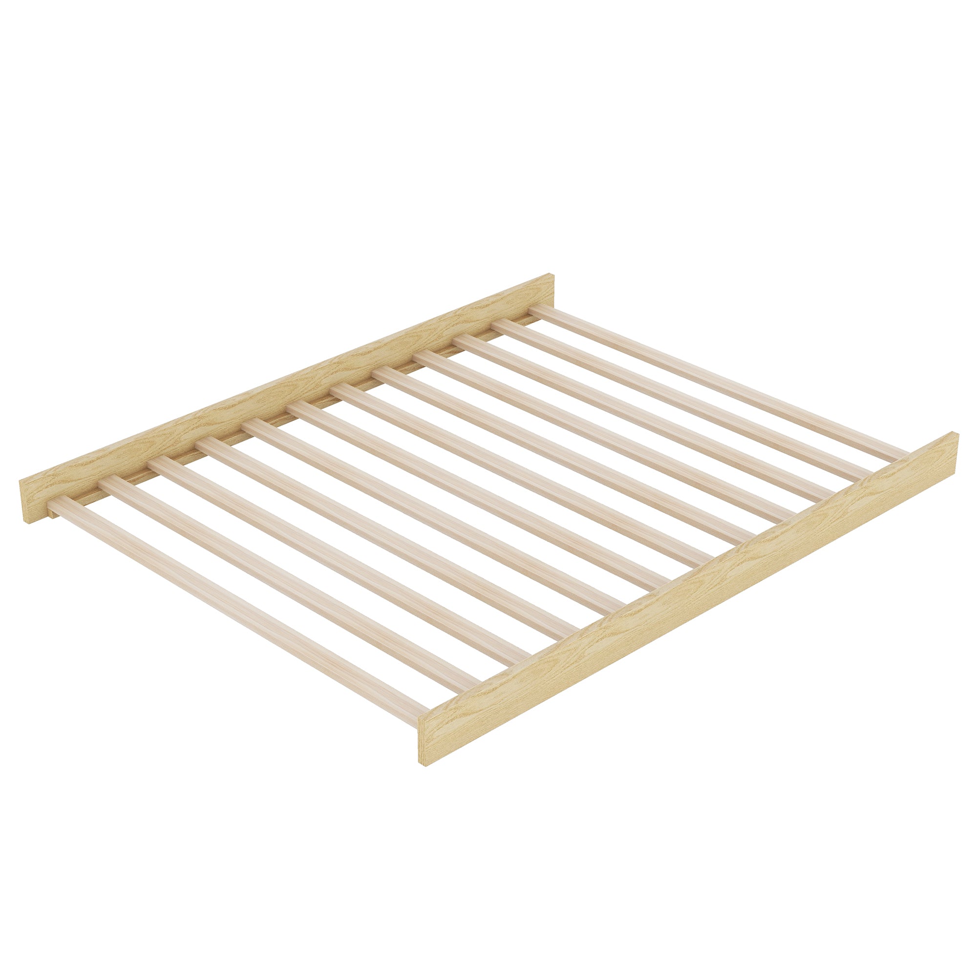 Convertible Crib/Full Size Bed with Changing Table - Natural
