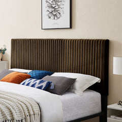 King Bed Beautiful line Stripe Cushion Headboard
