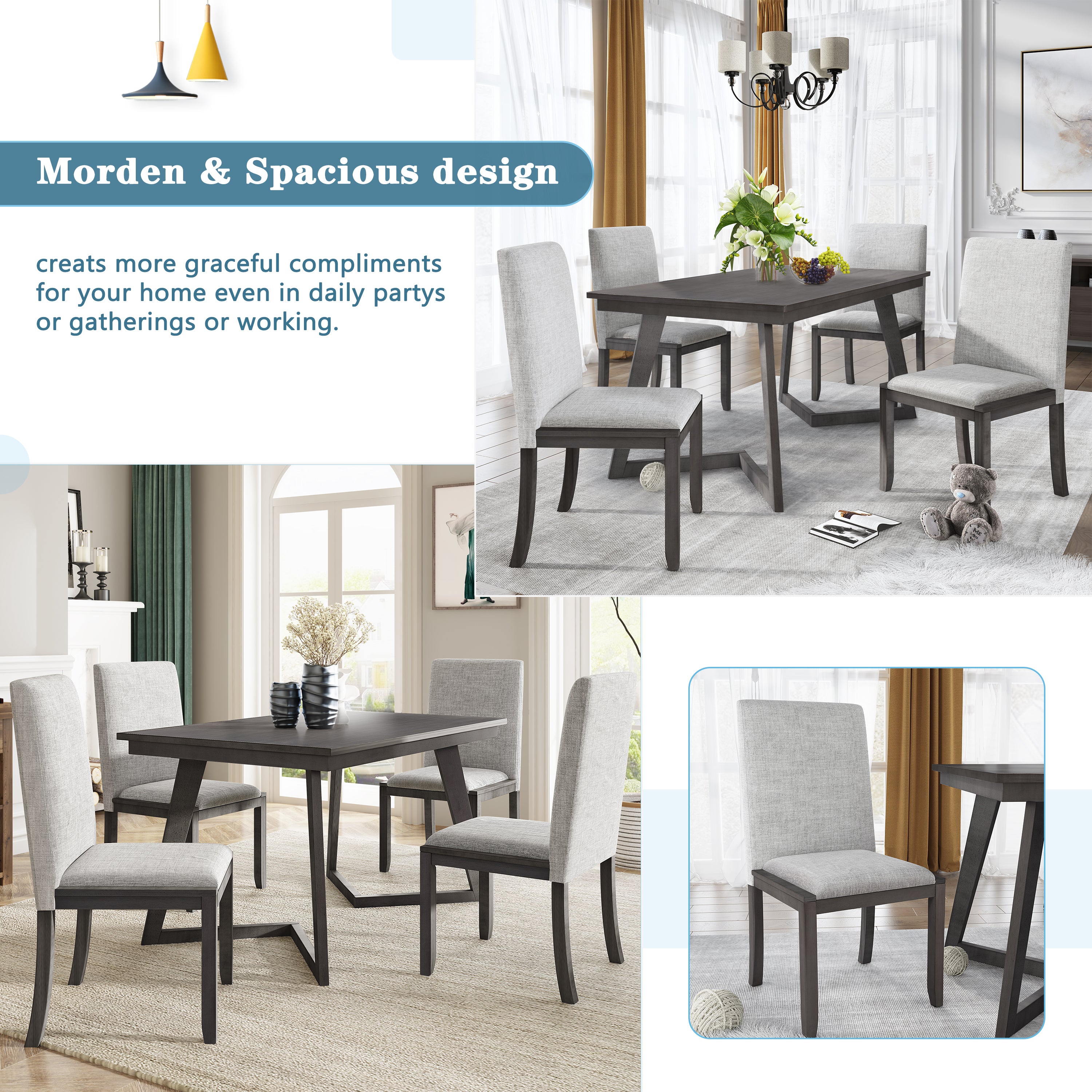 Wood Rectangular Table