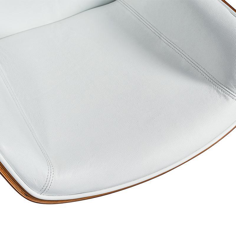 Luxury Modern Office Chair - Brown + White
