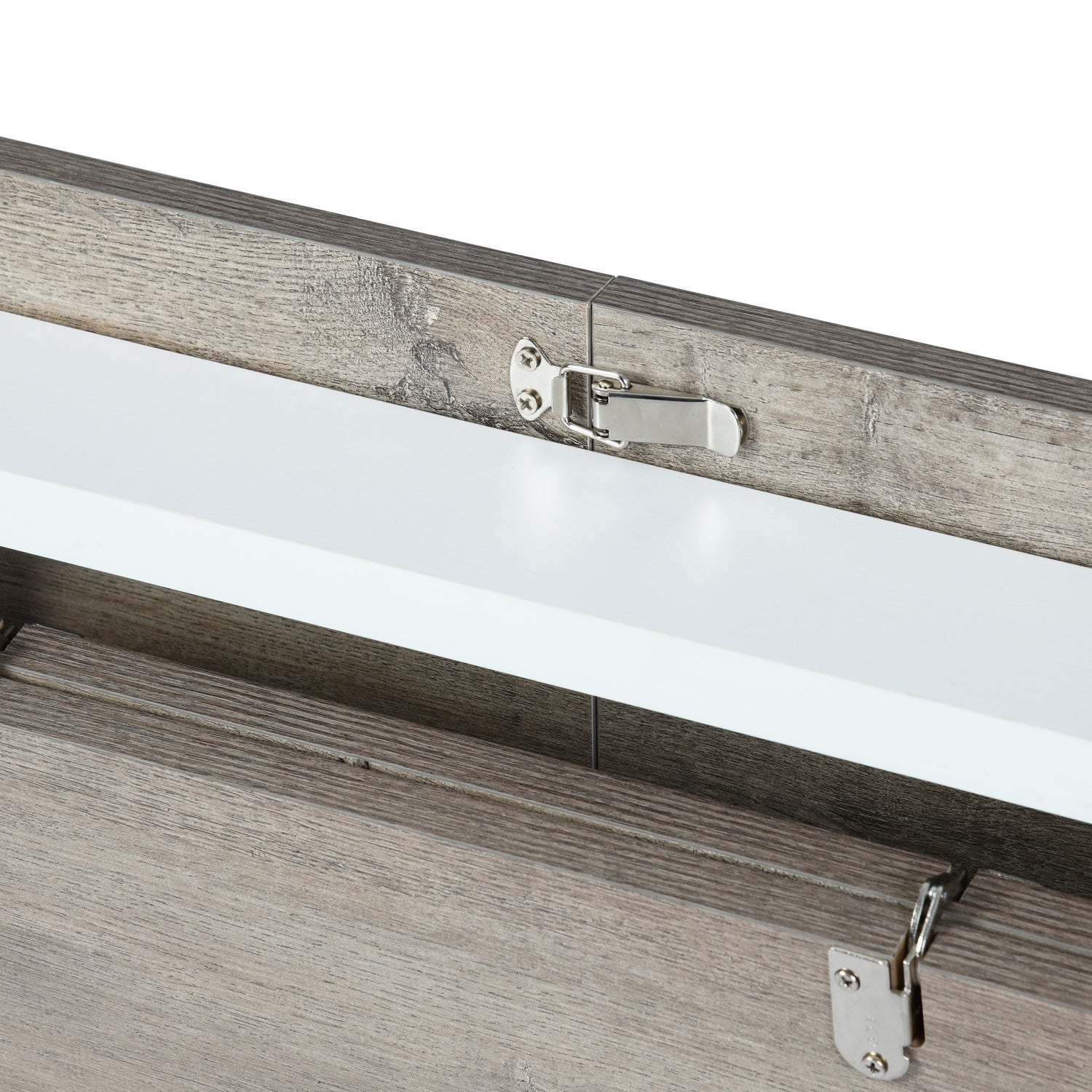 63-78.8inch Extendable Dining Table - Grey
