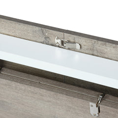 63-78.8inch Extendable Dining Table - Grey