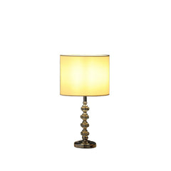 Modern Kayli Crystal Cut Orb Chrome Metal Table Lamp