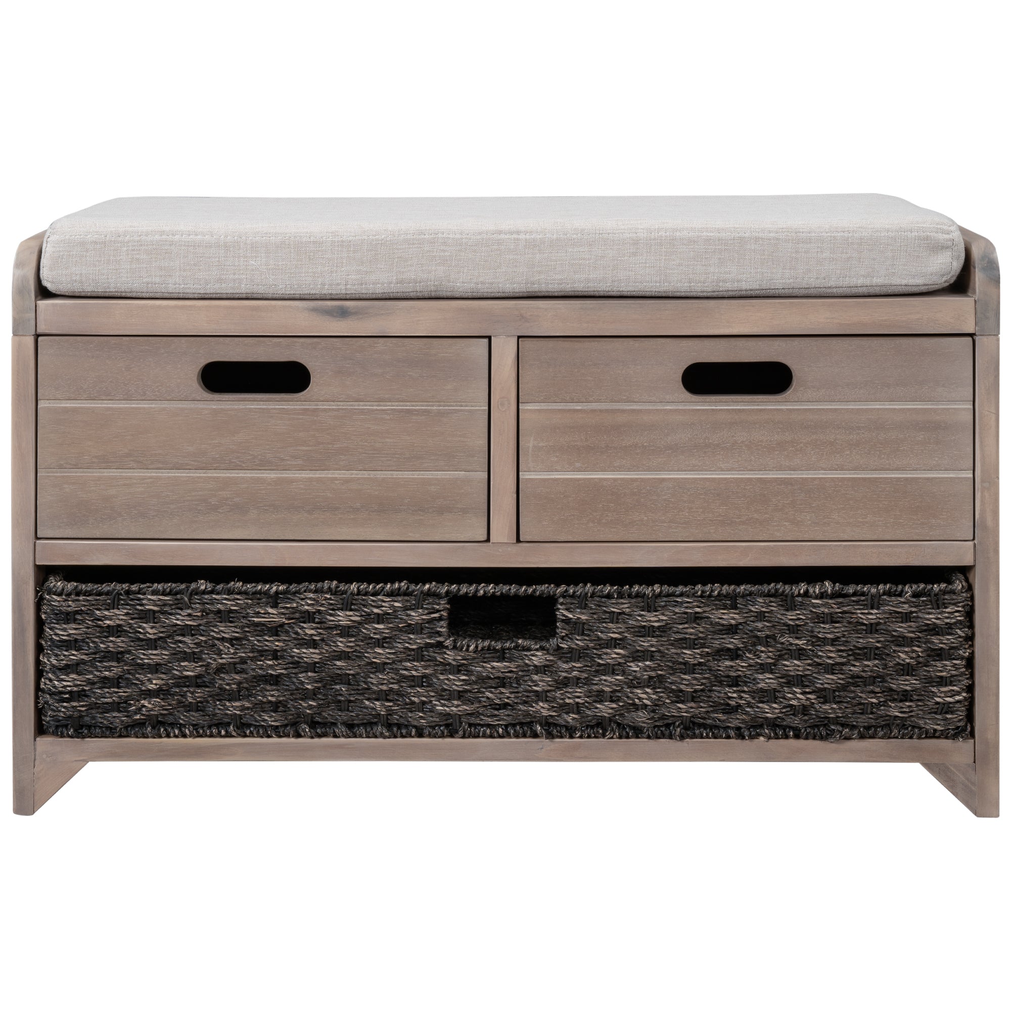 Storage Bench with Removable Basket