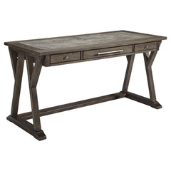 Rustic 60" Casual Home Office Desk - Brown Gray