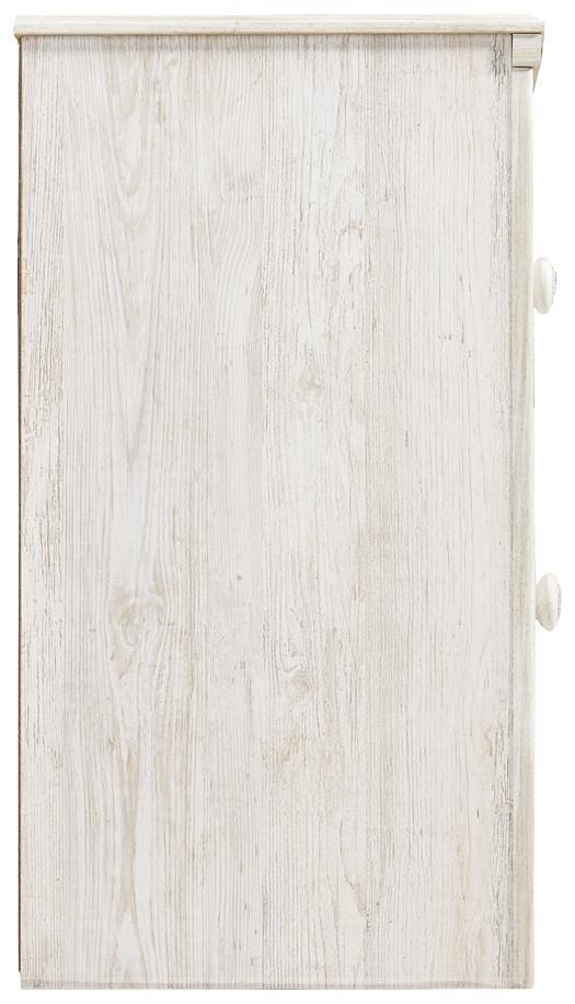 Whitewash Traditional Nightstand