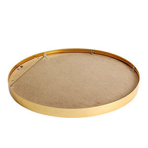 MAICOSY 31.5" Large Gold Round Wall Mounted Mirror Vanity Bedroom Bathroom Decor