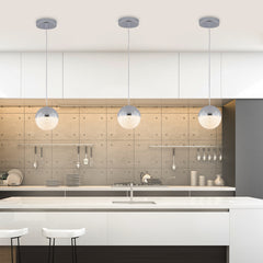 Pendant Light with Dimmable LED (Set of 3) - Chrome