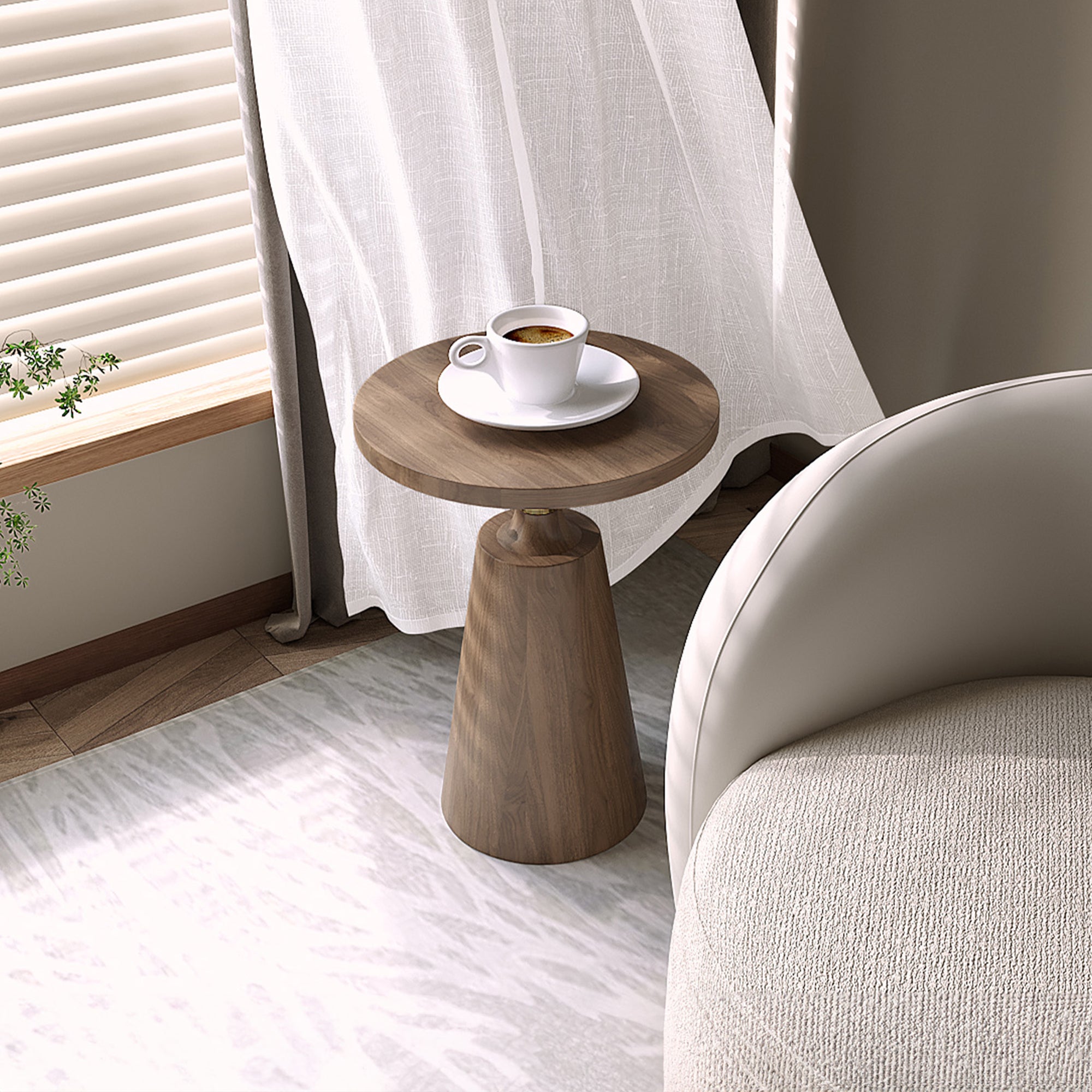 Walnut End Table