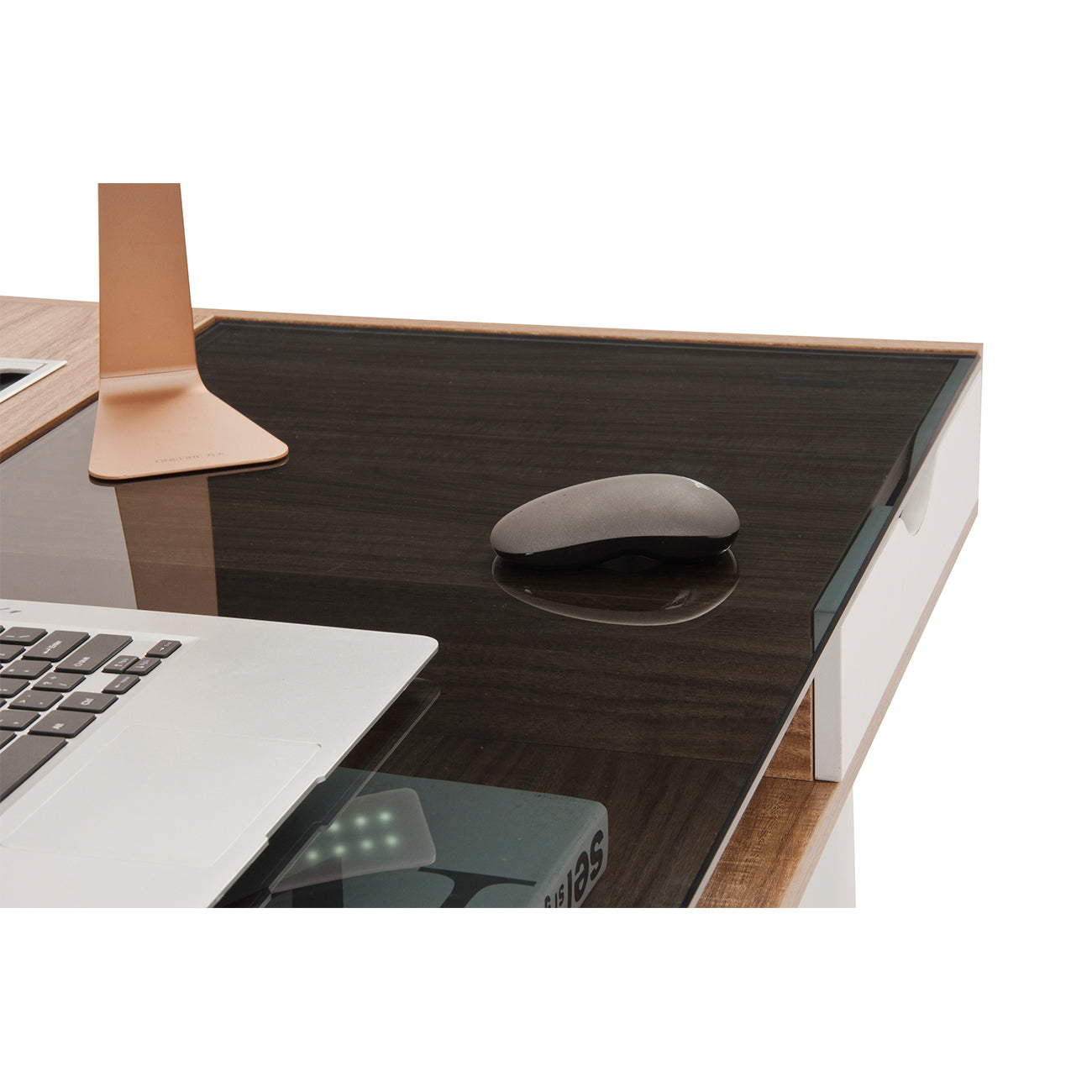 Walnut Multiple Storage Techni Compact Computer Desk – MAÏCOSY