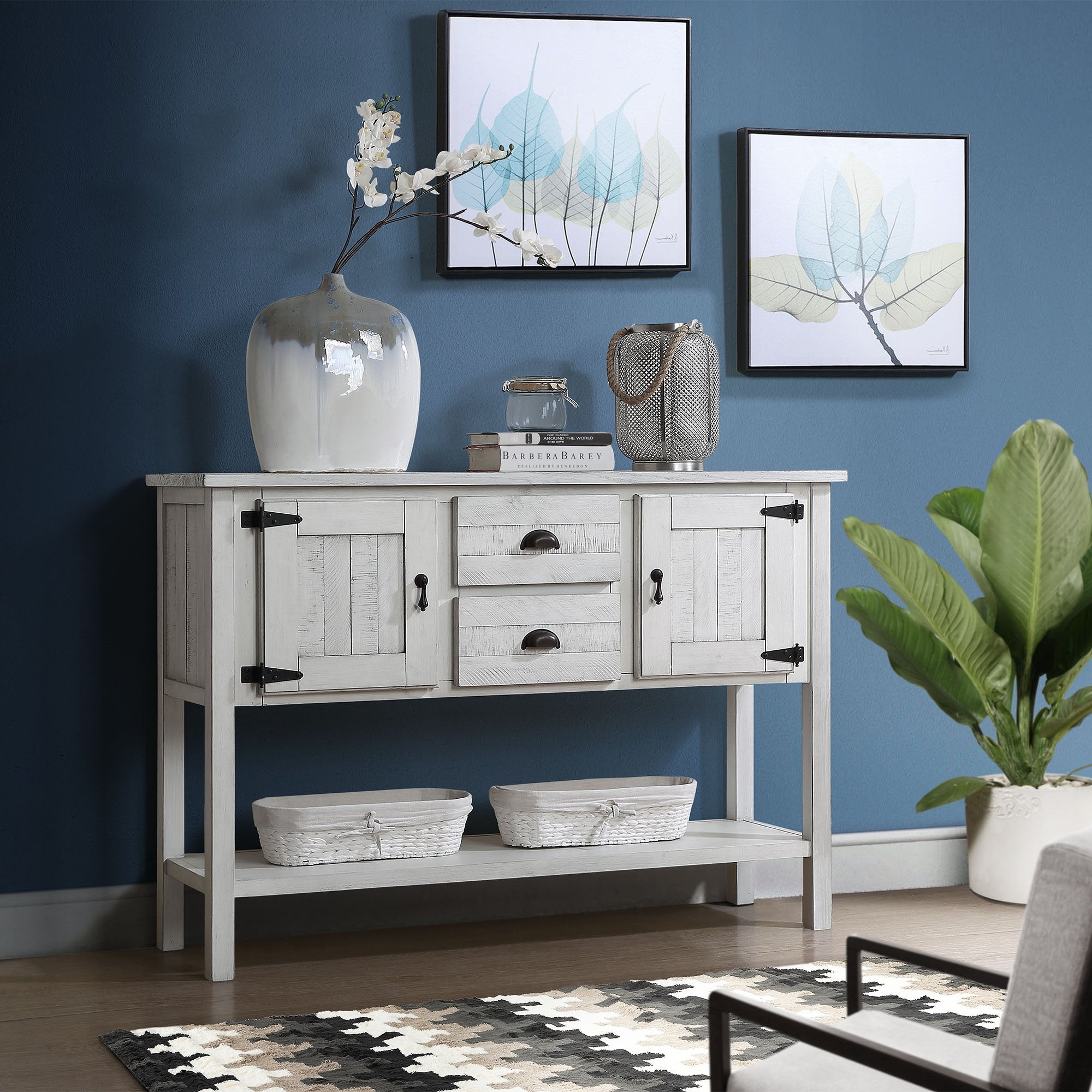 Cabinet Bottom Shelf Console