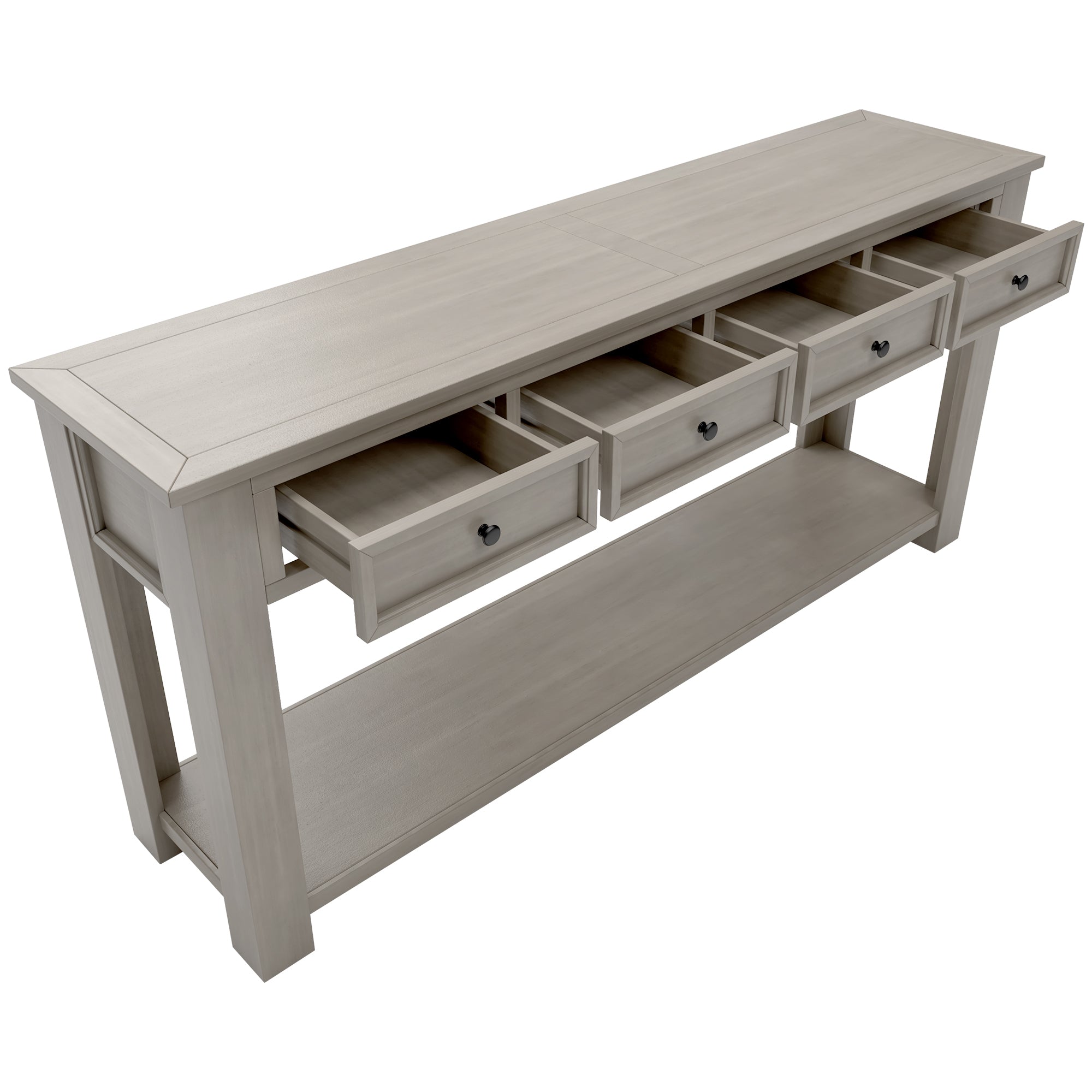 Console table with storage space