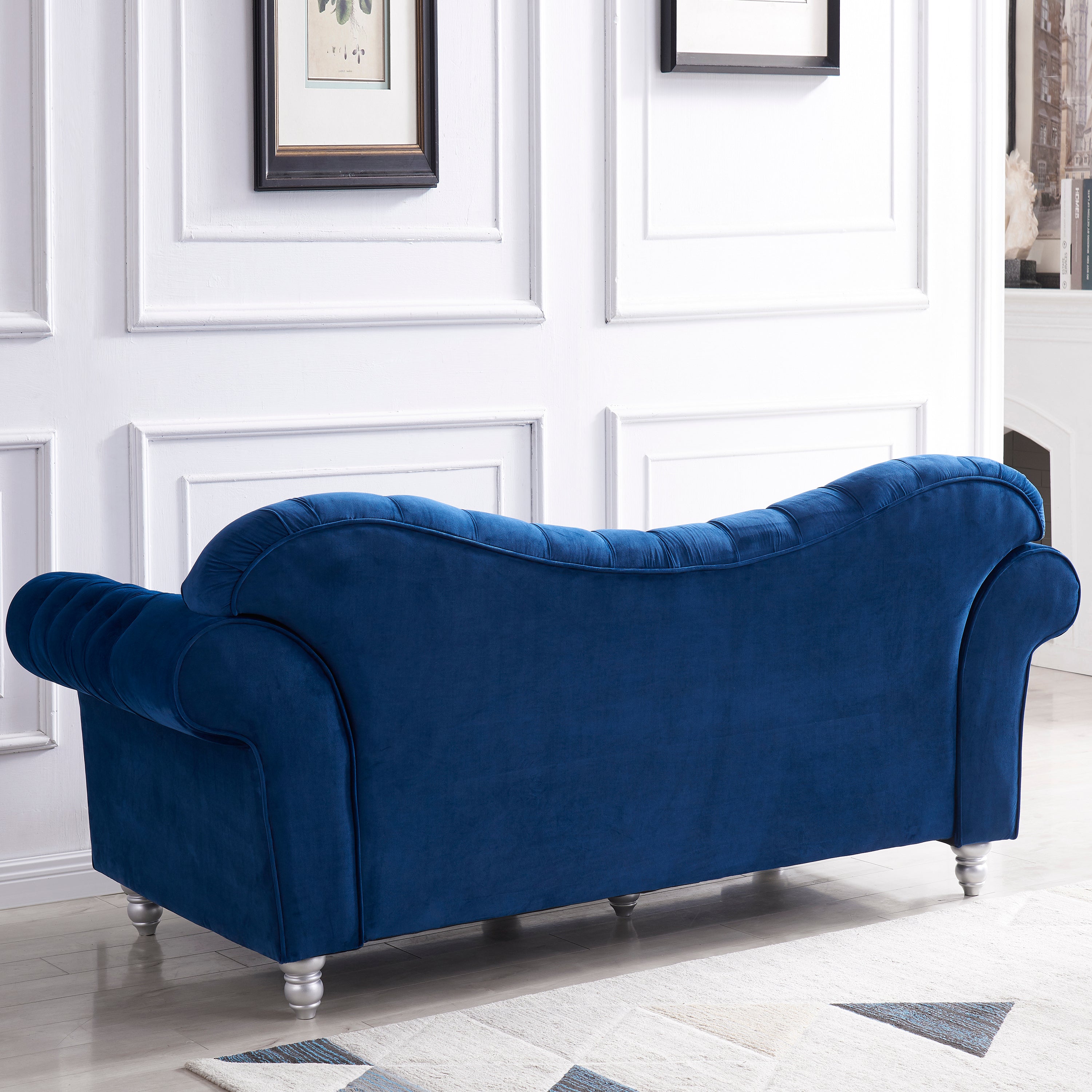 MAICOSY 1/2/3 Seater Sofa set Living Room Velvet Upholstered Loveseat Furniture