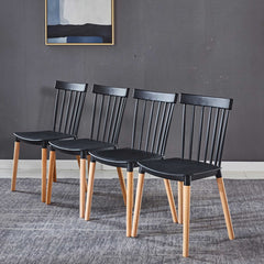 Matte Black Dining Chairs