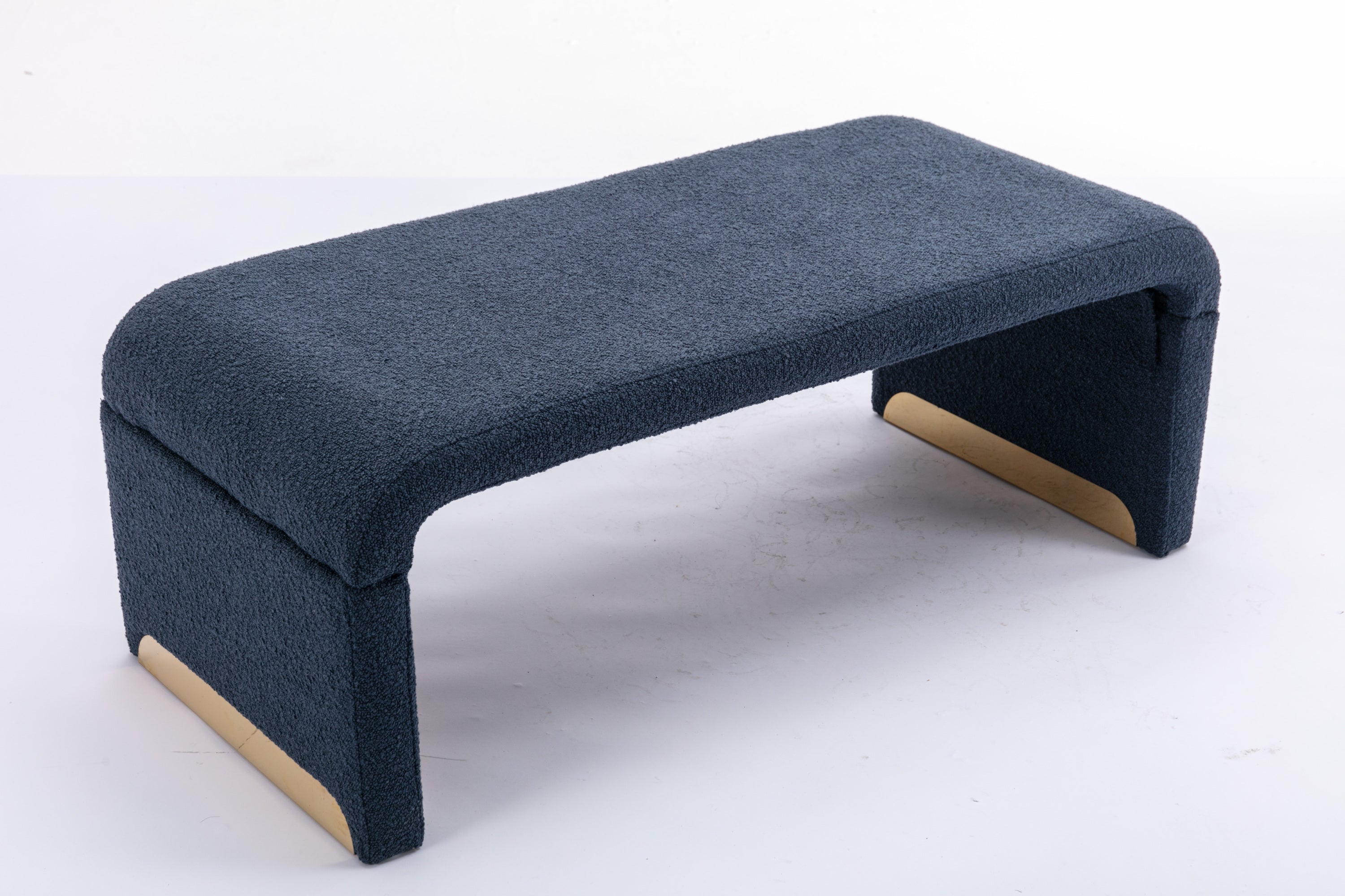Gold Metal Legs Bench