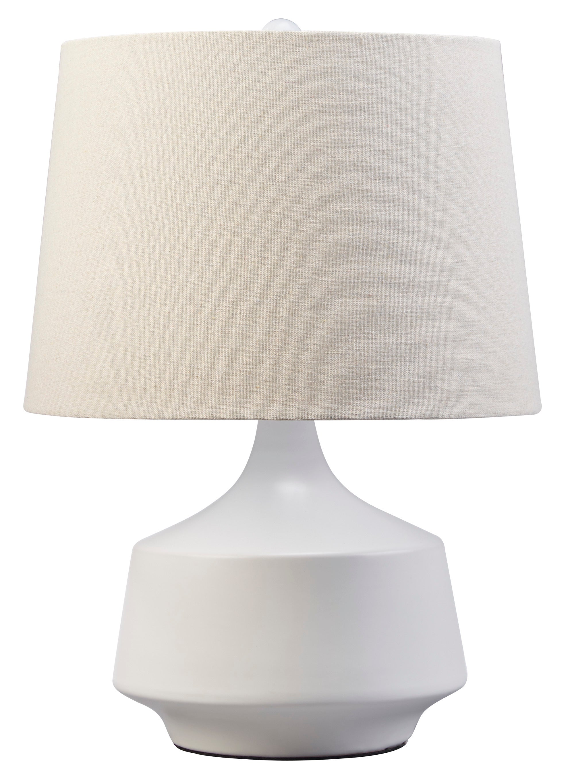 White Contemporary Ceramic Table Lamp