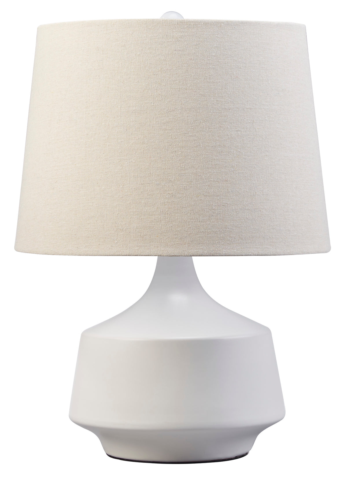 White Contemporary Ceramic Table Lamp