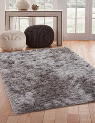 Shag Grey Area Rug