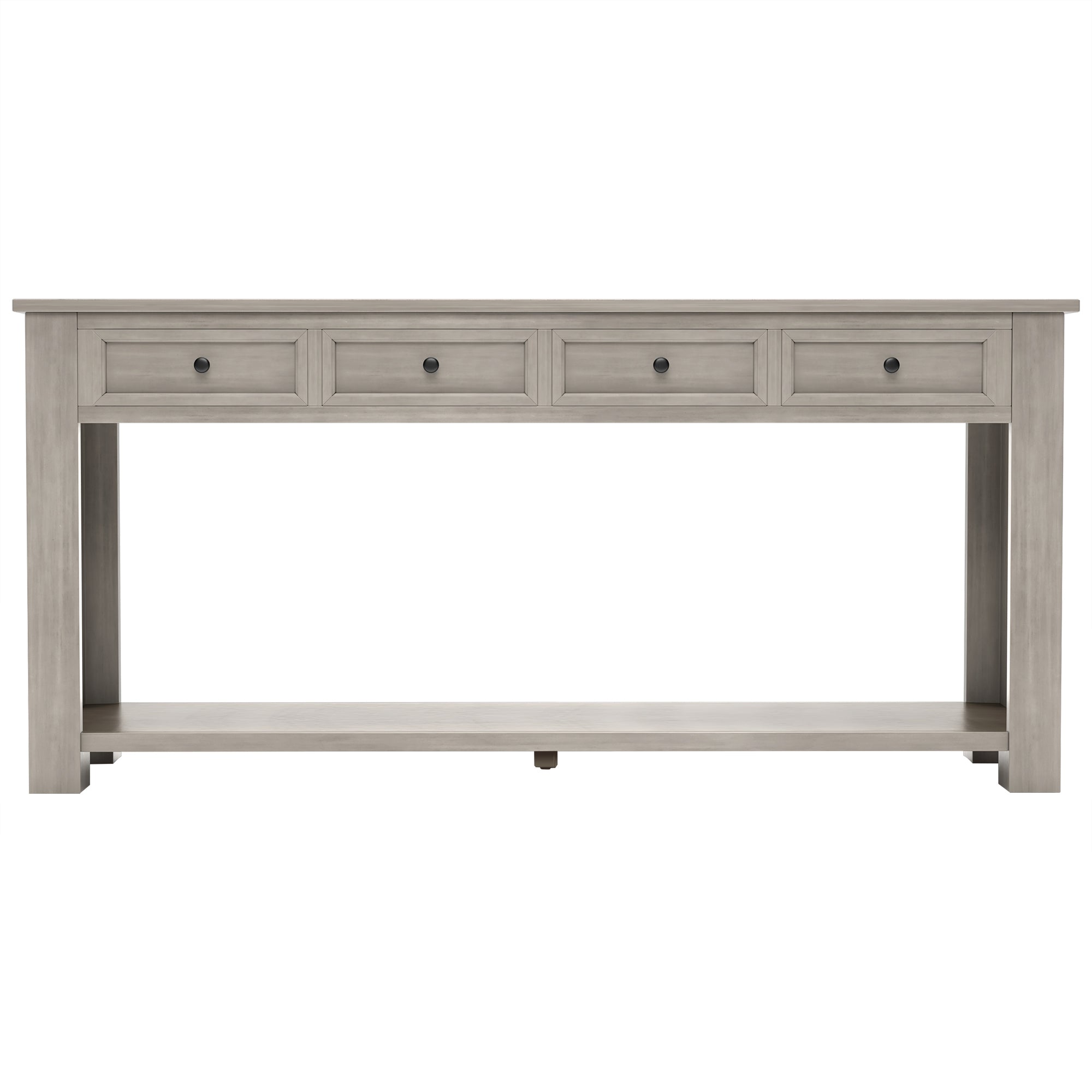 Console table with storage space