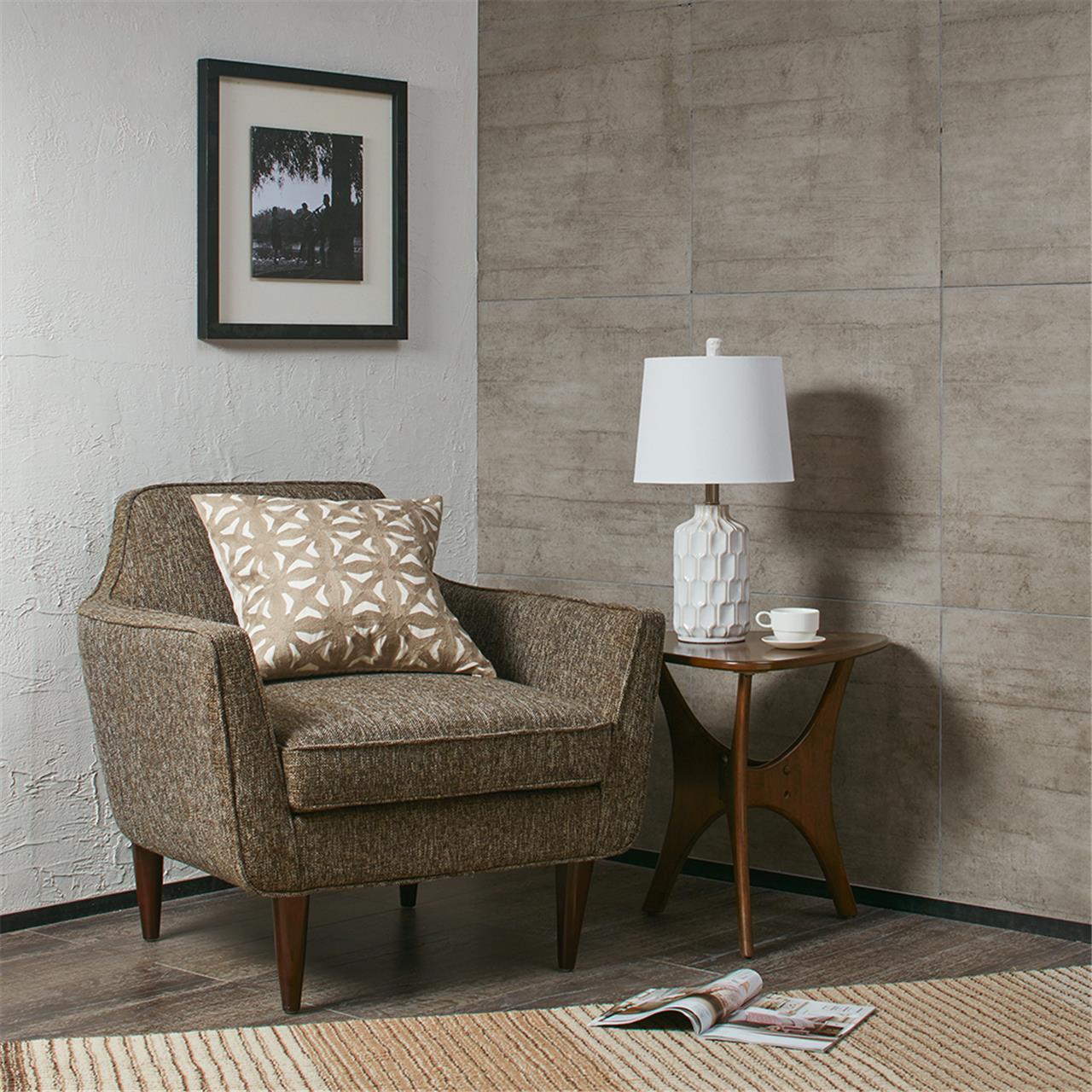 Contour Ceramic Table Lamp - Ivory