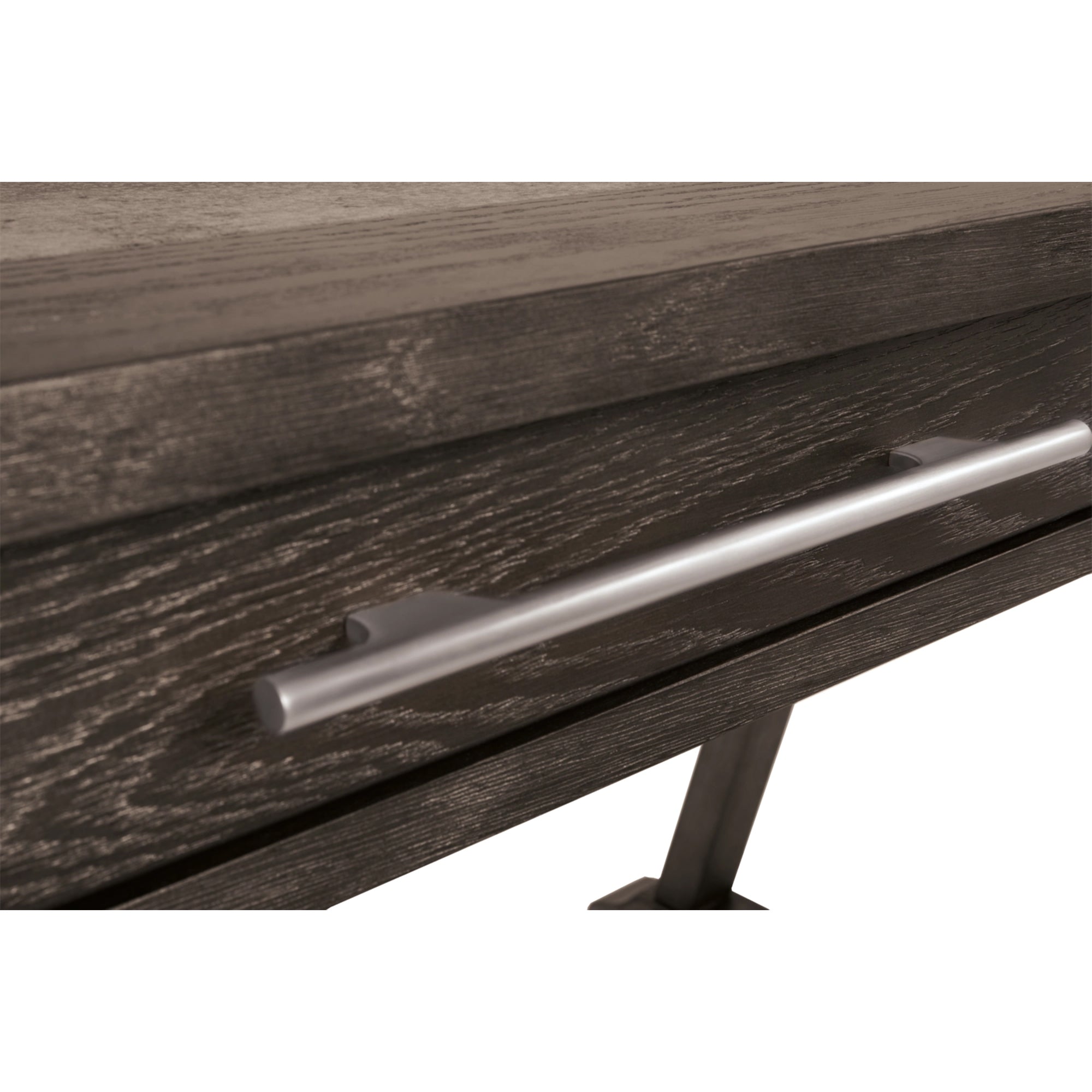 Rustic 60" Casual Home Office Desk - Brown Gray