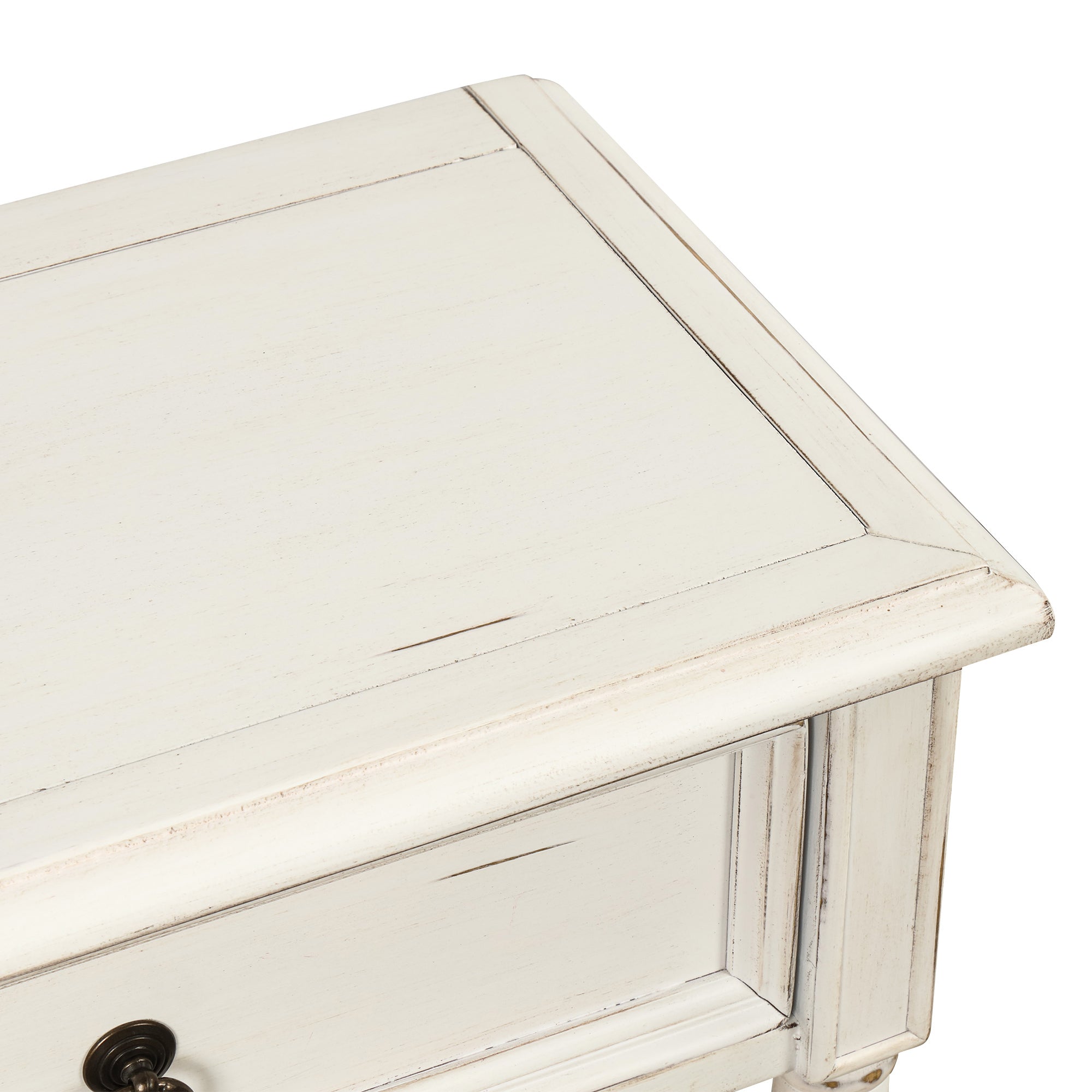 Console table with projecting drawers