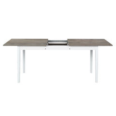 63-78.8inch Extendable Dining Table - Grey