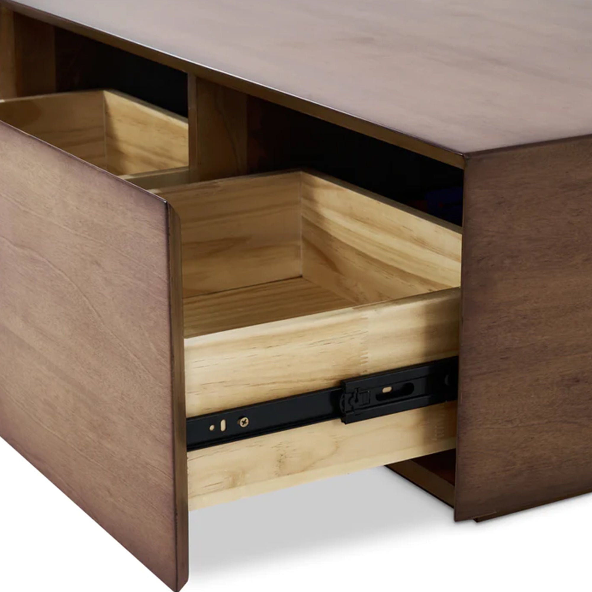 Wood Square Cocktail Table - Walnut