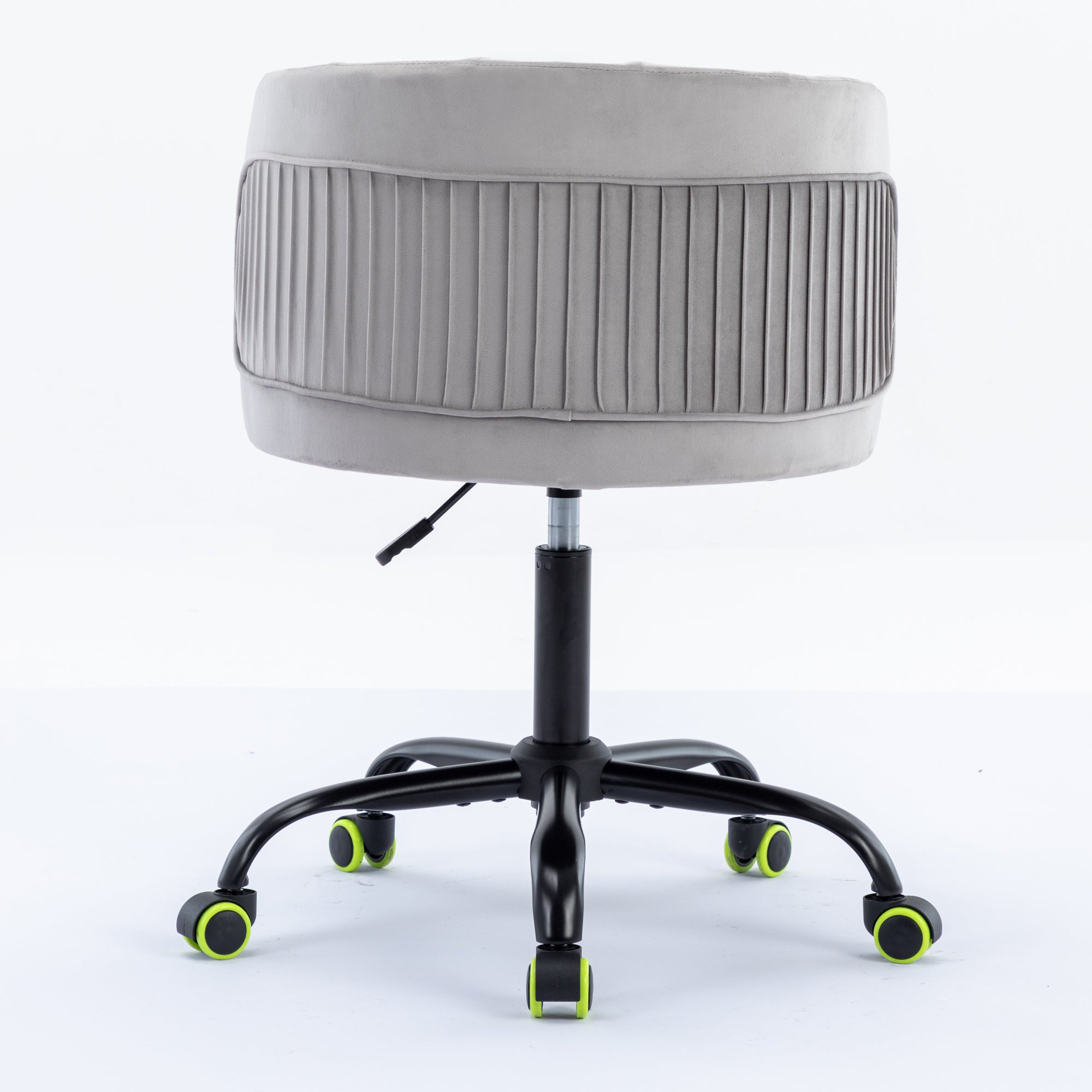 Zen Zone Velvet Leisure Office Chair - Grey